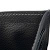 Gebrauchtes HERMES Kartenetui schwarzes Leder Damen
