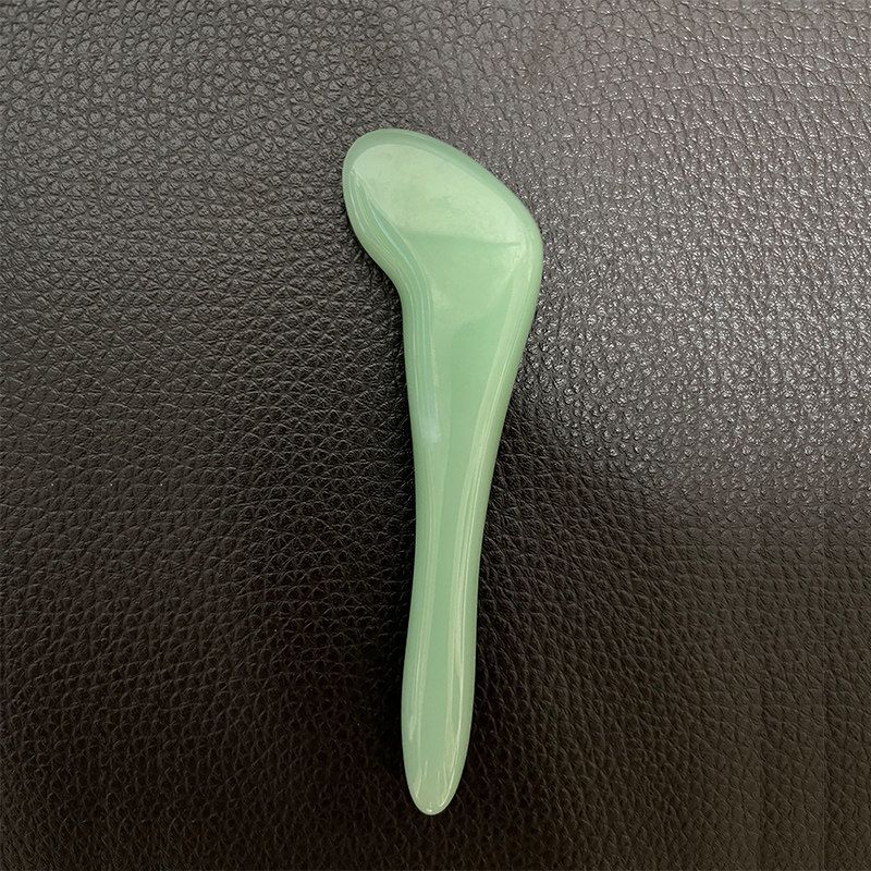 Natural Jade Scrapping Plate Beauty Shaving Board Lifting and Tightening Pull Tendons Scrapping Plate Universal for Entire Body Shaving Board Surface