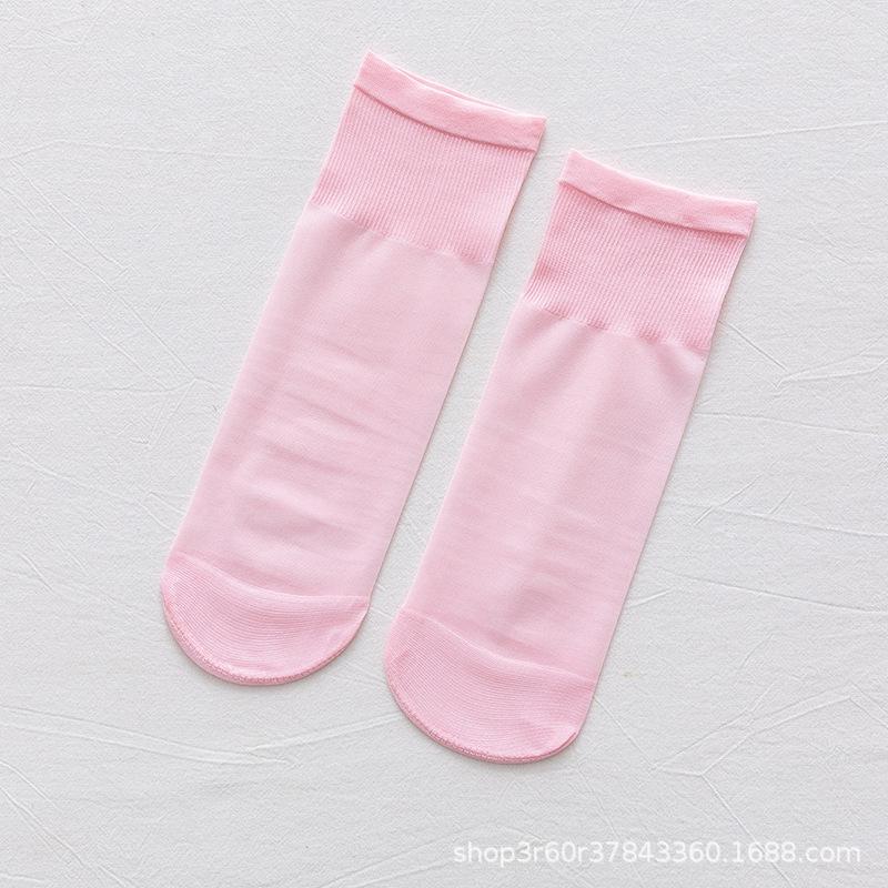 summer kids girls thin Hollow-out socks Polychromatic geometry ventilation baby child long socks Anti-pilling fashion stockings