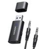 Ugreen Transmitter Bluetooth 5.1 Transmitter/receiver Wireless Audio Adapter 3.5mm Mini Jack Black (CM523 60300)