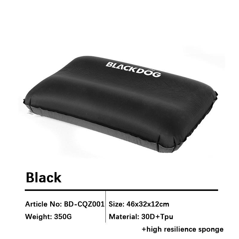 

Naturehike-Blackdog Самонадувающаяся подушка, спальный мешок, подушка для кемпинга на открытом воздухе, U-образная подушка, портативная дорожная подушка чёрный