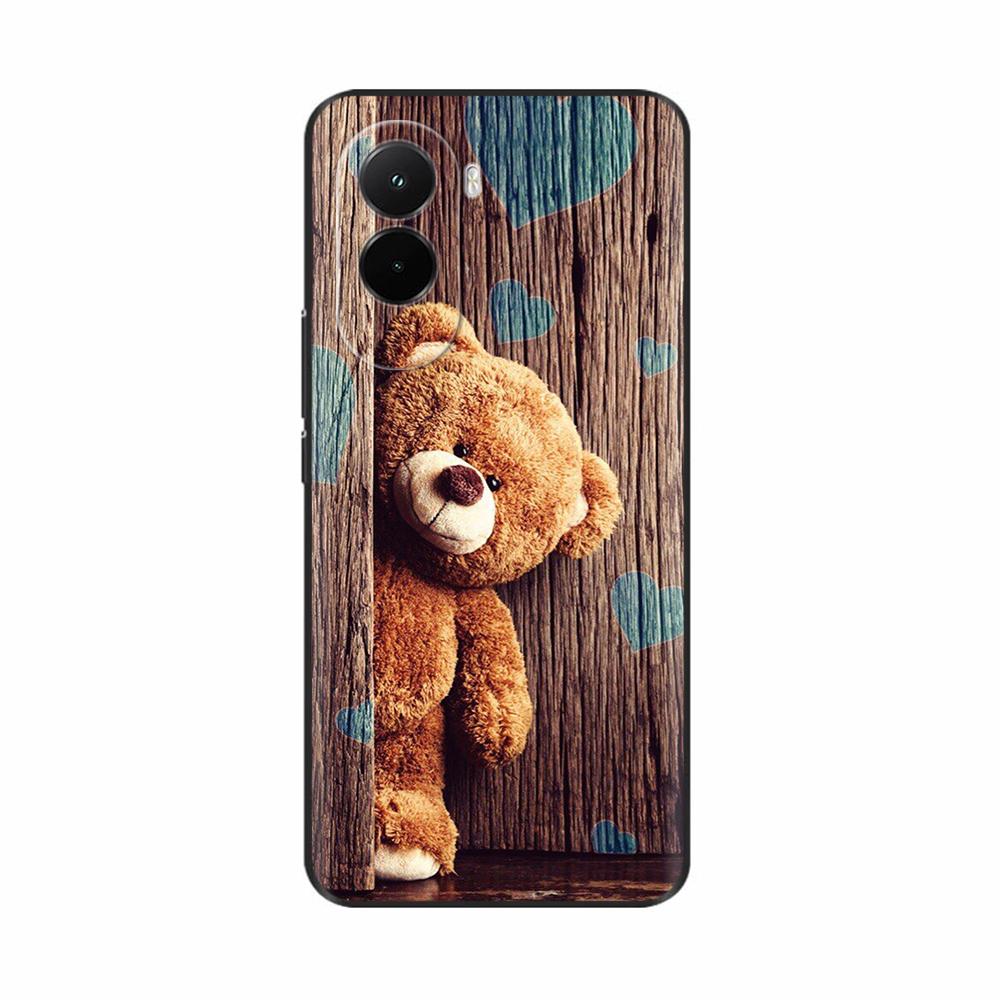 Soft Case For Xiaomi Poco M7 4G Luxury Print Back Cover For PocoM7 M7 Silicone Bumper Protective Shockproof Capa Pocom7 4G Coque