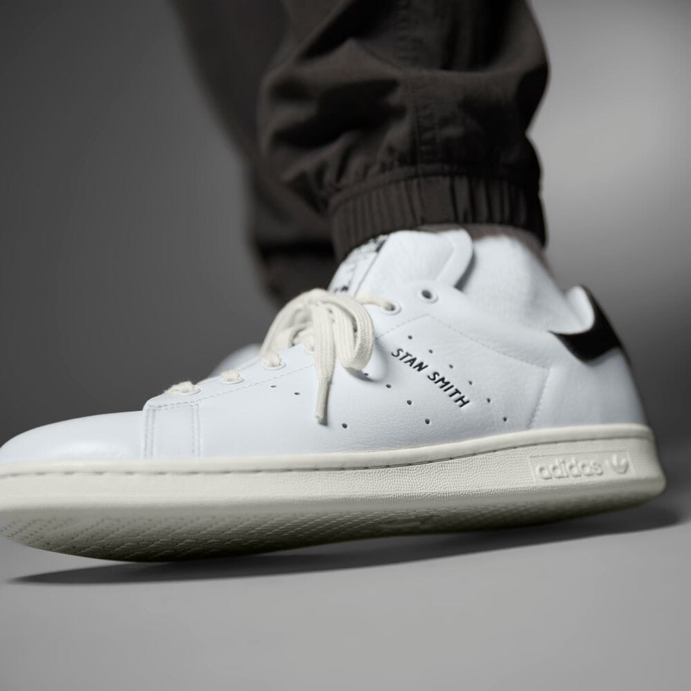 Adidas STAN SMITH LUX Crystal White Sneakers ORIGINALS Unisex HQ6785 Crystal White / Off White / Core Black