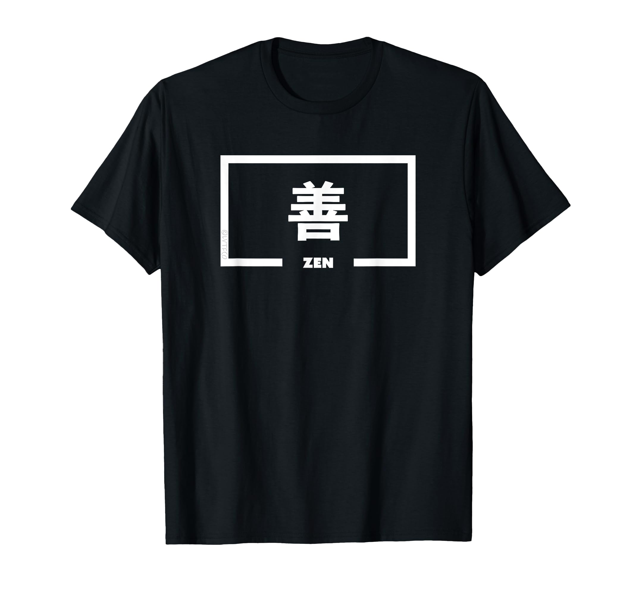 

ZEN Inspirational Japanese Words T-Shirt чорний