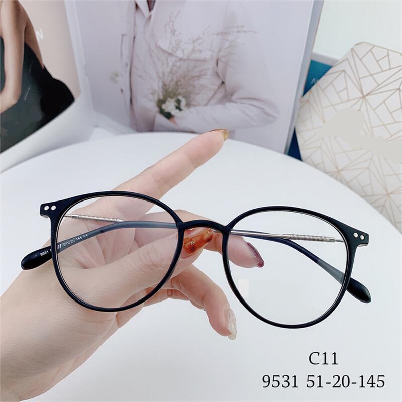 TR90 Ultra Light Anti Blue Glasses Round Frame Unisex Computer Reading Glasses High Quality Optical Lenses Fashion Eyewear