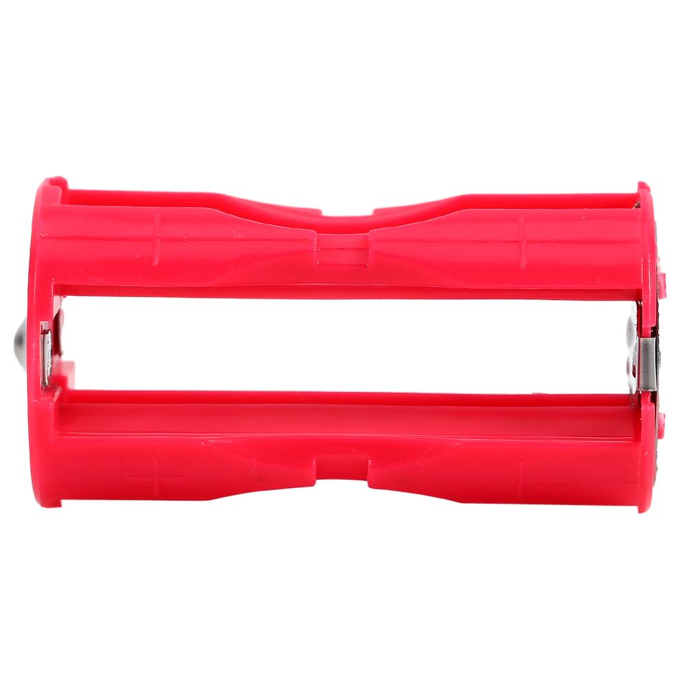 Portable 4pcs 4AAA to C Size Parallel Battery Convertor Adapter Holder Cases Box Red