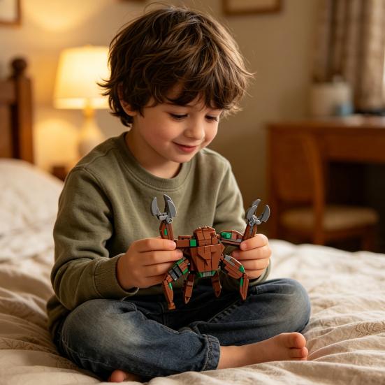 Yousheng Movie Inspired Rock Aliens Building Block Toy Space Science Fiction Film Character Brick Assembly Toy Decoration Sci-Fi Movie Fans
