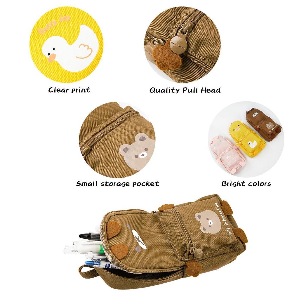 Große, niedliche, aufstellbare Federtasche für Jungen - Japanische Schreibwarenbox mit hohem Reiz