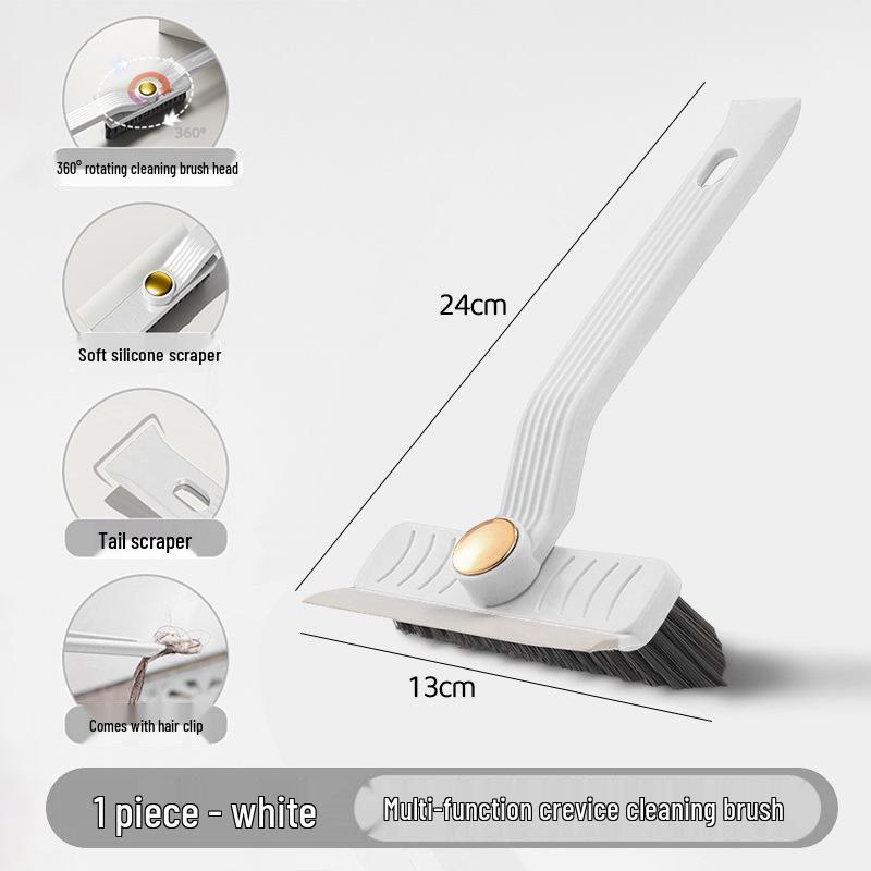

Multifunctional Rotating Crevice Brush for Kitchen, Bathroom, Toilet, Walls, and Floors