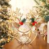 Christmas Shiny Reindeer Deer Antler Headband Hair Band Costume Xmas Party Props