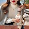 2024 Women's Fleece-Lined Thick Knit Turtleneck Sweater