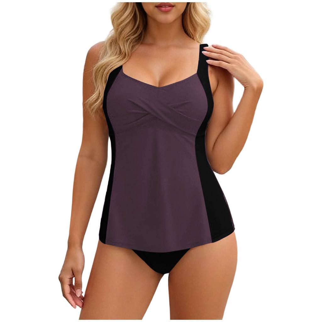 Women Split Swimsuit, Modest Design, Boyshorts Style, Export Dedicated Bikini for Beach Swimming