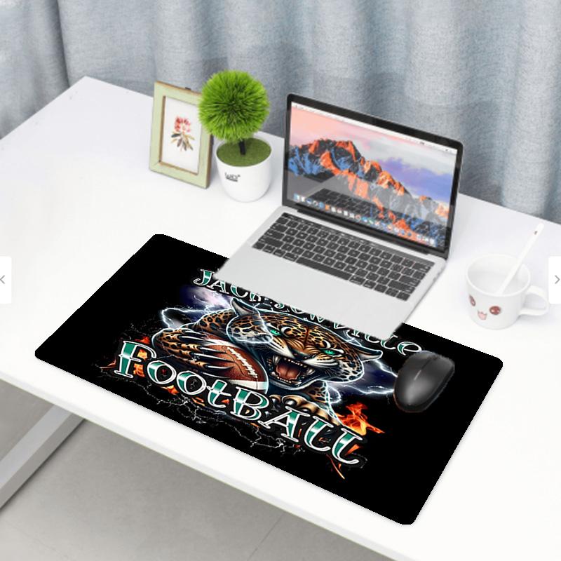 Jacksonville Jaguars Print Mouse Pad, Anti‑Slip Desktop keyboard Mat, for PC Laptop Gaming Working Daily Use, Cool Festival Birthday Gift
