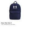 Under Armour Polyester Backpack Unisex Midnight Marine & White 1380476410