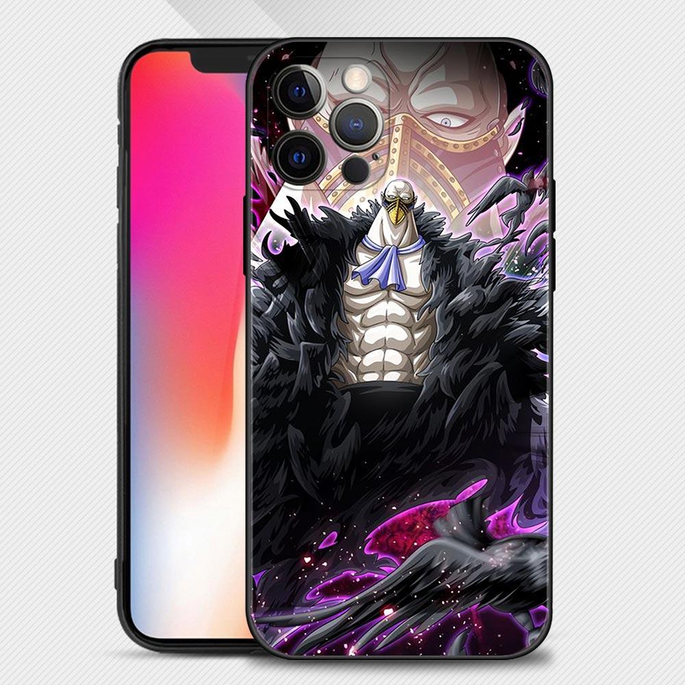 

Чехол для телефона для iPhone 13 12 11 Pro Max XR X XS 8 7 Plus 13mini 12mini Силиконовый чехол Ван Пис Луффи Кайдо и Шарлотта Линлин iPhone 6