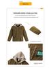 Mom's Spring 2025 Hooded Short Jacket for Women, Fashionable Casual Wear for Middle-Aged & Elderly