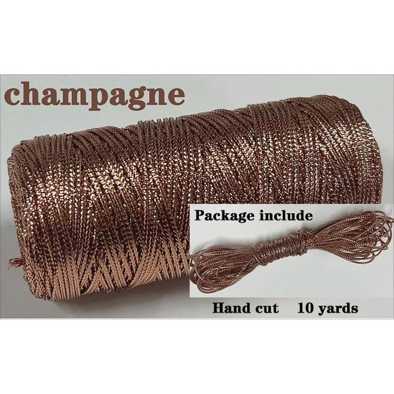 Sfoară Bumbac Bicolor 2mm 10 yarzi Sfoară Bakers Twine Fir Bumbac pentru Decor Acasă Handmade DIY Ambalare Cadou Crăciun
