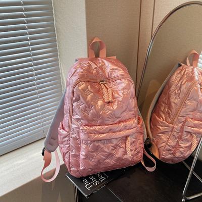 Large-capacity Cotton Clothes, Bags, Women's and Men's New Backpacks, Fashionable Students, Versatile School Bags, and Travel Backpacks.