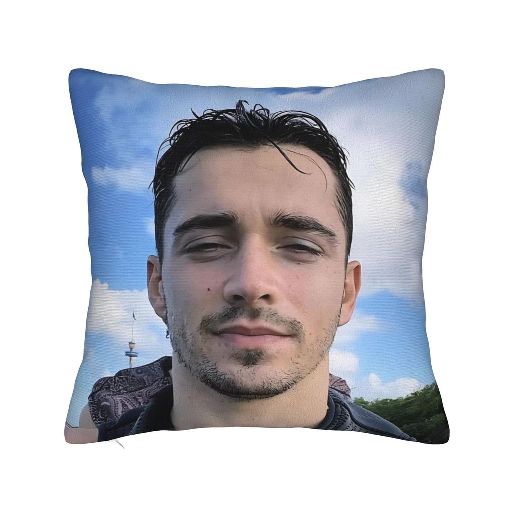 C-Charles Leclerc Pillow Covers Merchandise Soft Cushion Cover Decor  Throw Pillow Case Cover Home Multi Size