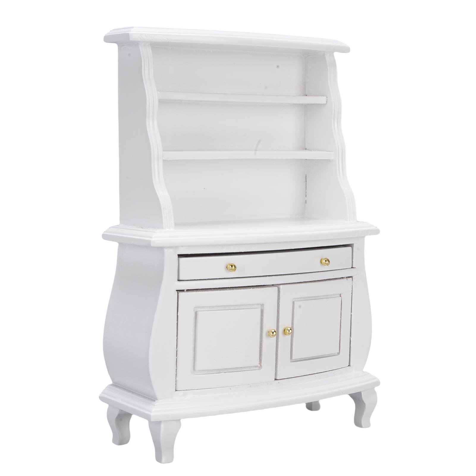 1:12   Miniature Bookcase Wooden European   Bookshelf Doll House Accessories Photo Prop