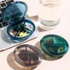 Compact 4-Grid Medicine Organizer – Portable Pill Dispenser for Daily Morning, Noon, Night.