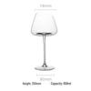 Elegant Slanted Rim Large Red Wine Glass