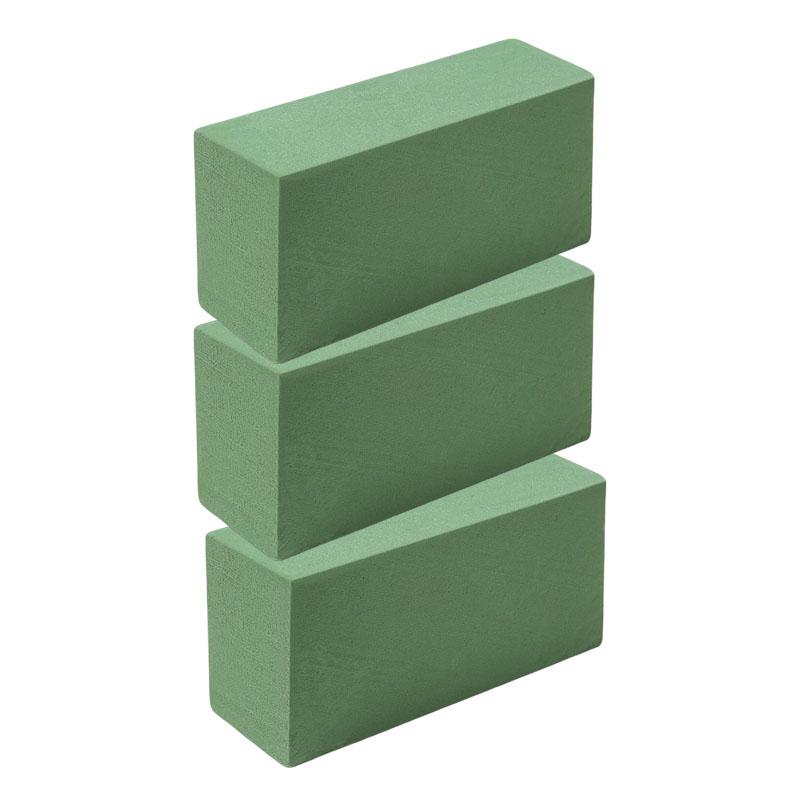 Green Floral Foam Rectangle Floral Foam Brick Dry Floral Foam Blocks Artificial Flower Mud DIY Flower Arrangement Kit