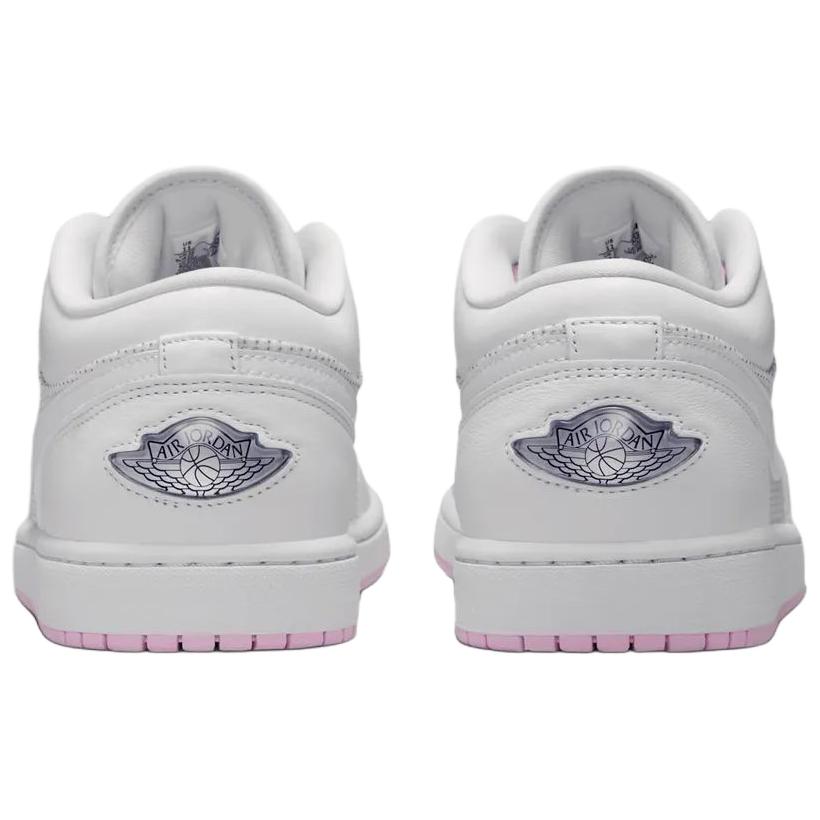 Air Jordan 1 SE Comfortable Fit Breathable Low Top Retro Basketball Shoes Unisex Sneaker White Arctic-Pink IO2048-100