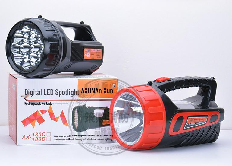 Rechargeable Emergency Spotlight Headlamp with Strong Light
