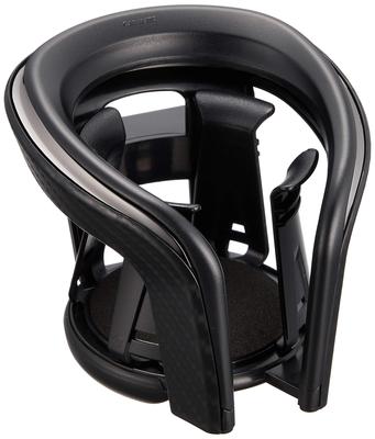 DZ373 Quattro X Cup Holder for Cars, Cup Holder, Carbon Style Metallic (Plated),