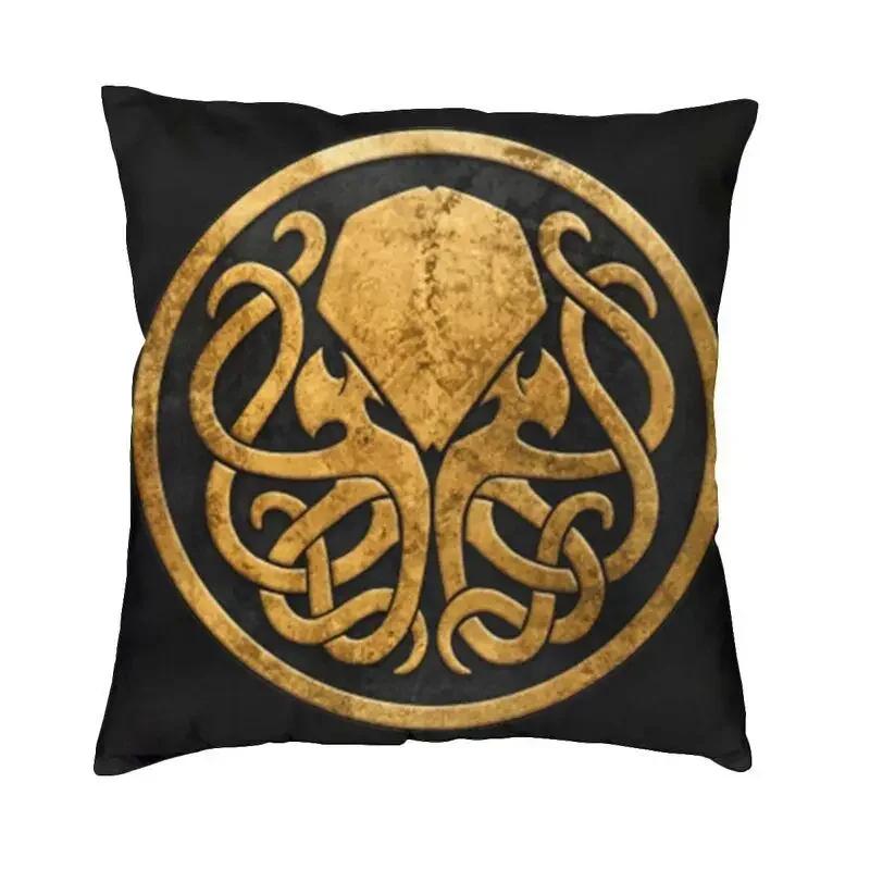 Federa Cuscino Grande Anziano Horror Cuscino Decorativo per Auto Quadrato