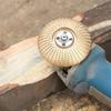 100mm Diameter Woodworking Grinding Wheel Plane Thorn Plate Wood Polishing Piece Angle Grinder Disc Arc Shape Rotary Abrasives