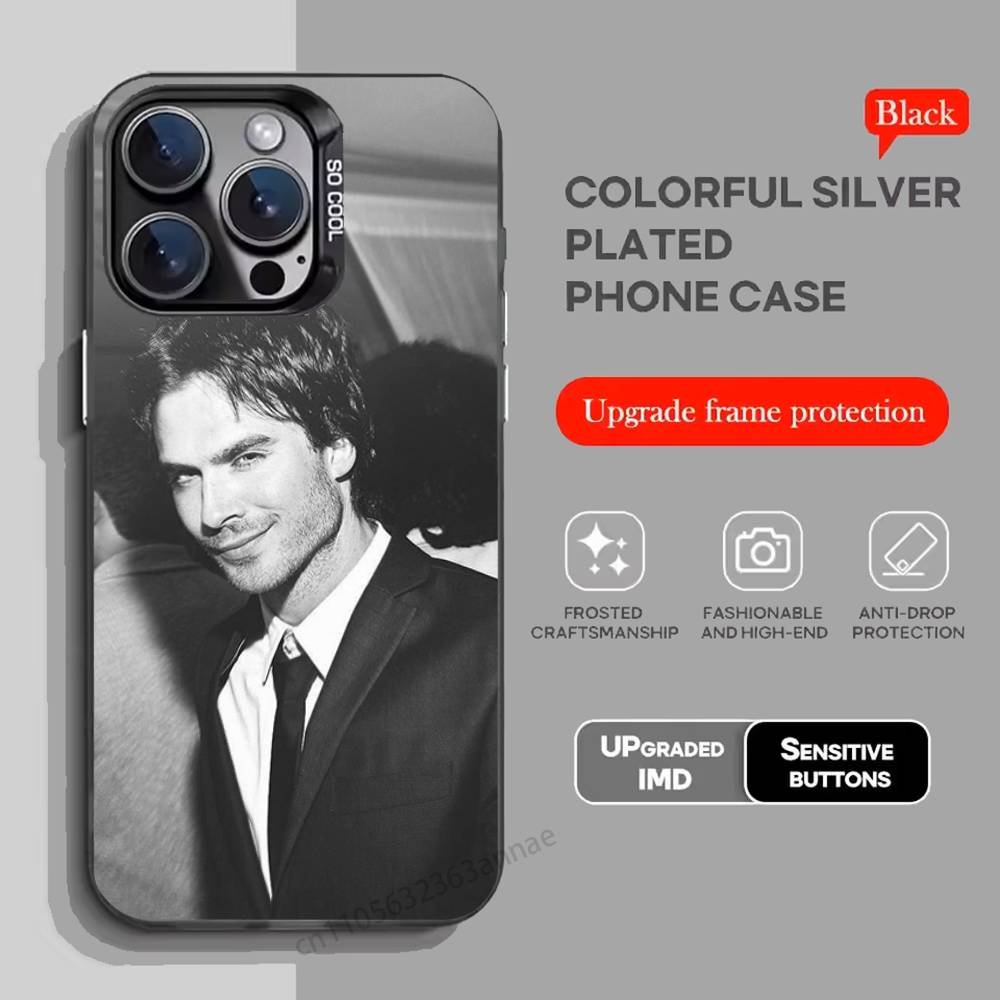 I-Ian Joseph-S Somerhalder Phone Case for iPhone 15 16 Pro Max  Air SE 11 13 Pro 14 Plus 12 11Pro 15Pro Max 16e Cover