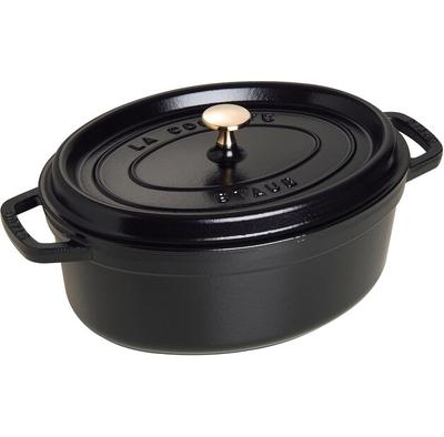 Cocotte Zwilling Staub oval 35,3x29cm schwarz 4,2l (40509-315-0)