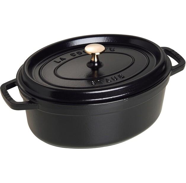 

Кокотница Zwilling Staub овальная 35,3x29см черный 4,2л (40509-315-0)