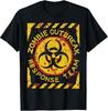 Funny Zombie Outbreak Response Team Halloween Graphic Tee for Men