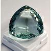 Fabulous Natural Aqua Blue Topaz 87-89 Ct Trillion Cut Certified Loose Gemstone