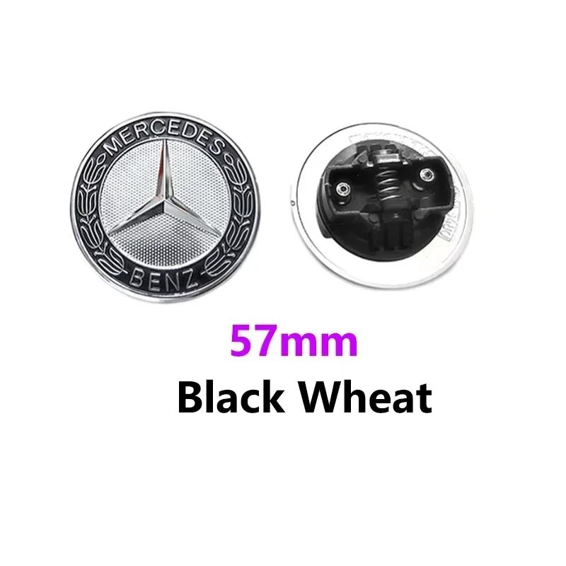 1 szt. 57 mm Emblemat Odznaka na maskę samochodu Akcesoria samochodowe Dla Benz W204 W205 W212 W213 W221 W177 W246 GLA GLC CLA