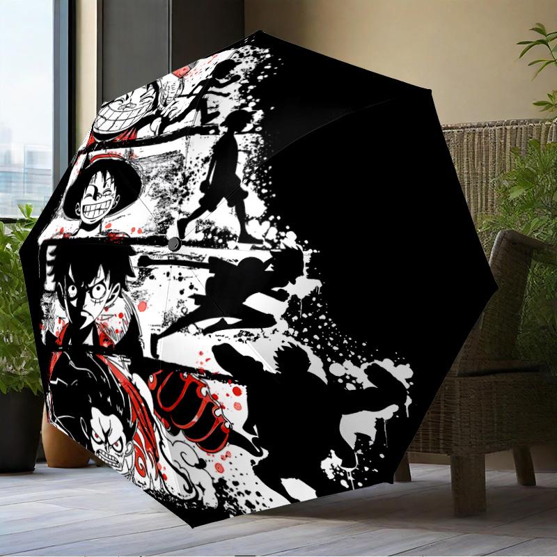pirate Adventure Umbrella Folding umbrella, automatic umbrella 8-Frame for Travel, camping Use Gift for Halloween Christmas