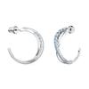 Swarovski Twist Rhodium Plated Pierced Earrings Women earrings Blue 5582807