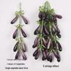 Artificial Vegetable & Fruit Skewer Wall Hanging - Chili & Corn Decor