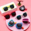 5PCS Foldable Morandi Color Fashion Glasses Men's and Women's Summer Fashion Eyewear Birthday and Holiday Gift Decorations