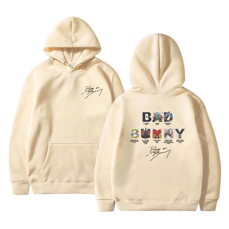 Rapper Bad Bunny Hoodie DeBi TiRAR MaS FOToS DTMF Graphic Sweatshirt Male Casual Oversized Hoodies Men Women Hip Hop Pullover
