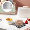 50Pcs Moon Cake Blister Boxes Transparent Plastic Dessert Boxes for Bakery Packing with Good Sealing Effect Reusable Cake