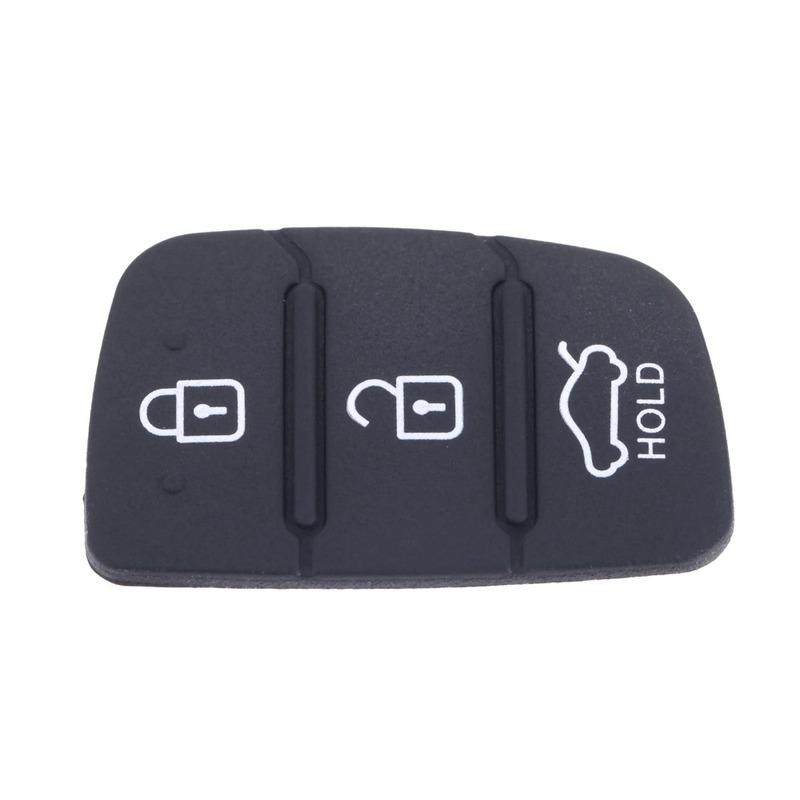 3 Buttons Silicon Pad Remote Control Key Fob Fit for Hyundai i10 i20 i30 ix20 ix35 Elantra and KIA Carens Ceed Picanto Sorento