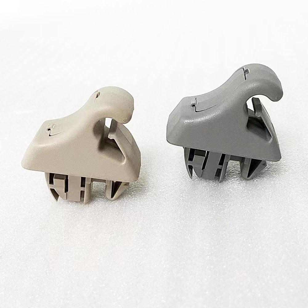 Car Gray/Beige Interior Sun Visor Clip Holder Hook Bracket Hanger for Mitsubishi Pajero Montero MK3 2000-2006 MR779704 MR779705