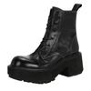 Yuanlitong winter new platform Martin boots women's British style front lace-up cool women's boots wear high-end short boots