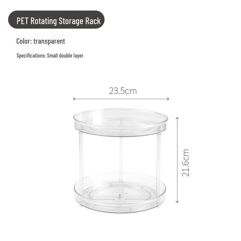 

Вращающийся на 360° комплект для специй для кухни: Большой и маленький органайзер для хранения приправ, соусов и уксуса.