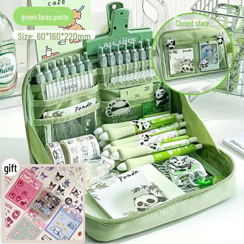 High-Capacity 12-Layer Pencil Case for Girls - Ideal for Junior & Senior High School Students