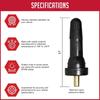 4 piezas de sistema de monitoreo de presión de neumáticos TPMS, vástagos de válvula de neumático a presión antiexplosión